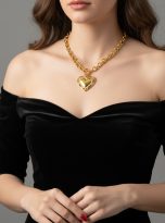 collana a cuore statement Bottega della Principessa