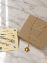 Collana Sole con Scatola e bigliettino_Bottega della Principessa