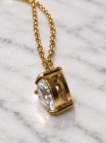 Collana cuore diamante-side