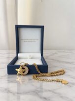 Collana luna e stella con scatola blu-Bottega della Principessa